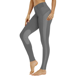 Legging d'équitation pour femme en polyester et élasthanne, respirant, léger, à séchage rapide, avec grip intégral sur le siège - Product Image 1