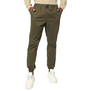 Pantalones Deportivos de Felpa Francesa para Hombre, Mezcla Premium de Algodón y Poliéster, Interior Cepillado, Suaves, con Puños Ajustables - Product Image 1
