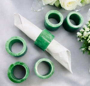 <b>Top</b> Quality <b>Resin</b> Napkin Ring Tissue <b>Table</b> Decorations <b>Resin</b> Round Shape Napkin Rings Holder For Kitchen Houseware Hotel Use - Product Image 6