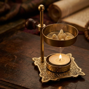 Brûleur d'encens en forme de grue, fait main, style unique, diffuseur d'aromathérapie religieux, toutes saisons - Product Image 5