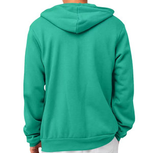 Modèle de maquette de merchandising de mode haut de gamme pour les graphistes personnalisés – Sweat à capuche sportif entièrement zippé - Product Image 3