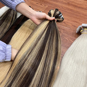 Extensiones de Cabello Natural Liso de Calidad Superior 2026, Tono Piano, Tejido a Máquina, 100% Cabello Humano Vietnamita - Product Image 6