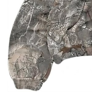 Nouvelle veste coupe-vent décontractée pour femme avec logo personnalisé, imprimée, à capuche, zippée, en tissu éponge respirant (Spandex/Polyester), à épaules tombantes, pour l'hiver - Product Image 6