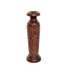 แจกันดอกไม้ไม้ทำมือสไตล์เรียบง่ายสำหรับตกแต่งบ้านและสำนักงาน - Product Image 6