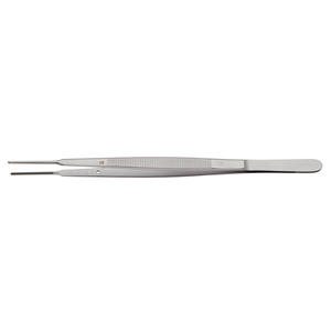 Pinzas para Tejidos de 17.5 cm con Puntas de Carburo de Tungsteno de 1.2 mm, Pinzas Quirúrgicas y Veterinarias de Acero Inoxidable para Manipulación de Tejidos - Product Image 1