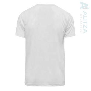 Camiseta Blanca Unisex de Alta Calidad 100% Algodón, Estilo Vintage, Impresión de Logotipo Personalizado, Camiseta Blanca al por Mayor para Hombre - Product Image 6