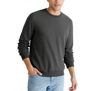 เสื้อสเวตเชิ้ตผู้ชายพรีเมียม คอตตอน คอกลม แฟชั่นสตรีทลำลอง - Product Image 4
