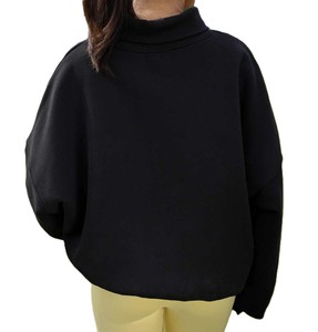 Sudadera de Felpa Personalizada para Mujer, Color Azul Marino Oscuro, Hombros Caídos, Cuello Redondo, Estilo Holgado, Casual, Venta al Por Mayor, EE. UU., Reino Unido, Europa, OEM - Product Image 2