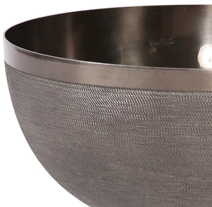 Bol en métal avec base en métal, design unique, forme ronde, pour servir des fruits secs, pour la maison, l'hôtel, le restaurant - Product Image 6