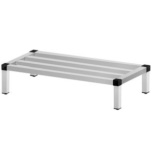 Attrezzature commerciali da cucina 48 ''X 14'' alluminio Dunnage Rack 8 ''piano 1000lbs capacità di stoccaggio cibo per cucine - Product Image 1
