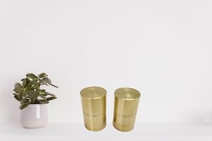 Handmade Brass Container Budget Friendly Storage <b>Jar</b> for Kitchen Spices Dry Fruits and Daily Use Brass Container - Product Image 3