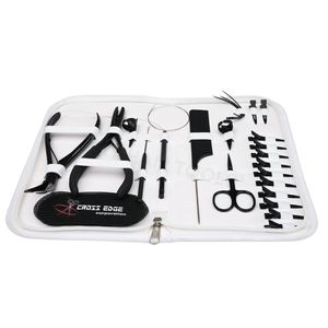 Kit d'outils pour extensions de cheveux noirs Salon Black avec pince à extensions de cheveux de 7 pouces, pince à sertir les perles, outil à crochet à 3 trous et pinces de sectionnement - Product Image 1