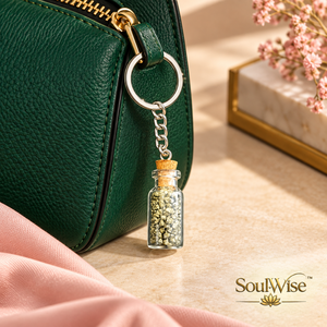Porte-clés Bouteille à Message en Cristal Fait Main, Pendentif Métallique Étanche et Léger, Breloque Cadeau pour Sac à Dos - Product Image 3