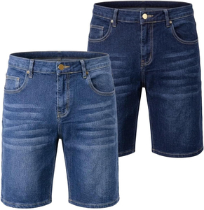 Fashionable High Waist Denim Shorts Summer Casual Super Distressed <b>Jeans</b> Shorts Straight Leg Casual Summer Style 100% Cotton - Product Image 2