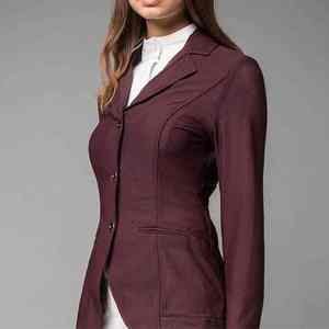 Chaqueta de equitación de malla para mujer con logotipo personalizado al por mayor, chaqueta de equitación transpirable de verano, chaqueta clásica de competición. - Product Image 6