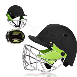 Casco de críquet profesional, equipo de protección ligero para la cabeza, protector facial resistente, acolchado cómodo y ajustable - Product Image 2