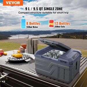 Portatile 9 L singola zona auto frigorifero congelatore compressore per uso domestico e auto - Product Image 2