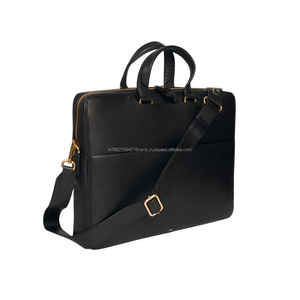 Maletín para Portátil de Cuero Elegante, Diseño Delgado, Suave y Duradero, Personalizable con Marca, Bolsa para Portátil de Cuero Genuino - Product Image 4