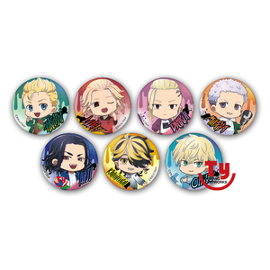 เข็มกลัดสะสมอนิเมะ Tokyo Revengers แบบสุ่ม SD Can Badge - Product Image 1