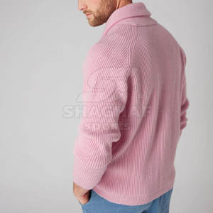 Cardigan pour homme en tricot doux, style boutonné, décontracté, streetwear, mode hiver quotidienne - Product Image 4