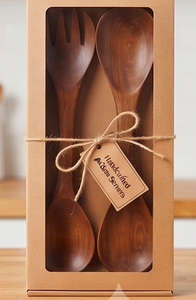Ensemble de cuillères élégantes en bois avec manches à motif zèbre, parfait pour les restaurants, les hôtels, les desserts, les collations et les mariages - Product Image 4