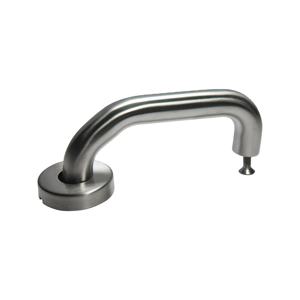 Poignée à levier en acier inoxydable au design moderne finition satinée ABS bois métal plastique poignée de traction pour la maison hôtel utilisation - Product Image 1