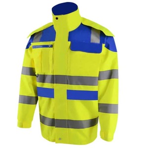 ZOHSUB POWER INDUSTRY Customized Logo Safety <b>Jacket</b> <b>Workers</b> ANSI/EN ISO 20471 CLASS 1 LED Flash Waterproof High Quality - Product Image 3