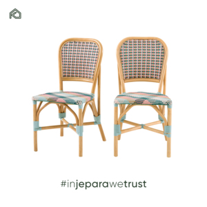 เก้าอี้หวายทันสมัย แข็งแรงทนทาน พร้อมโครงอะลูมิเนียม สำหรับโต๊ะบาร์สูง และโต๊ะบาร์สูงกลางแจ้ง พร้อมเก้าอี้ - อาโซก้า - Product Image 5