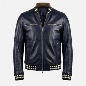 Blouson Bomber en Similicuir Tendance pour Hommes – Vêtement d'Extérieur Décontracté et Durable pour l'Hiver, Idéal pour les Commandes OEM et la Vente en Gros Internationale - Product Image 1
