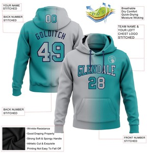 2026 ODM Wholesale Custom Gradient Zipper <b>Hoodie</b> Men's 100% Cotton French Terry Sport Sweatshirt Team <b>Name</b> Pocket Autumn - Product Image 3