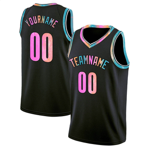 เสื้อบาสเก็ตบอลแบบสั่งทำพิเศษ พิมพ์ลายแบบ Sublimation เต็มตัว แบบกลับด้านได้ ไม่มีแขน ผลิตจากโพลีเอสเตอร์ 100% แห้งเร็ว ระบายอากาศได้ดี - Product Image 5