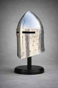 CHk Templar Helmet Crusader Armor Knight Headwear Great Helm Metal Embossing Handmade Art Collectible <b>Gift</b> Halloween Him - Product Image 6