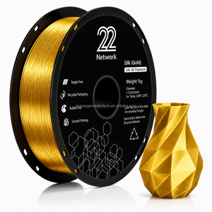 Filament PLA Soie Or 1,75 mm 1 kg Brillant Métallique pour Imprimante 3D Vente en Gros - Product Image 1