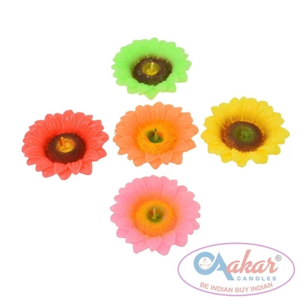 Bougie flottante en cire de tournesol AF 304 pour la décoration de Diwali, de mariages et d'événements - Product Image 3