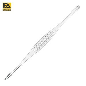 Cuchara Profesional de Doble Punta para Eliminar Puntos Negros F.A Najmmy para el Cuidado Facial, Instrumento de Clase I con Certificación CE ISO - Product Image 1