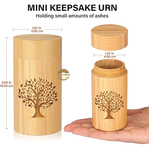 Wholesale <b>Memorial</b> Metal Urn for Funeral Homes Elegant Aluminum Cremation Urn with Polished Surface Premium Funeral Urn - Product Image 3