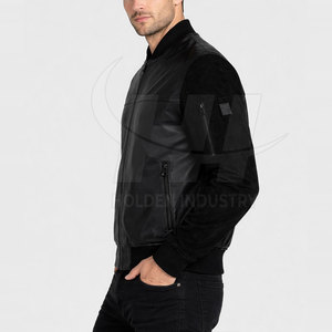 Chaqueta de Cuero de Béisbol de Primera Calidad, Chaqueta de Cuero de Béisbol con Estilo, Chaqueta de Cuero de Béisbol con Diseño Personalizado - Product Image 3