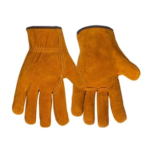 Best Performance Cowhide Split Leather Driving <b>Gloves</b> Industrial Safety Gardening <b>Gloves</b> with Soft Comfortable Hand Protection - Product Image 5