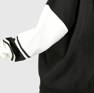Women Sports <b>Velour</b> <b>Sweatshirt</b> Cotton Blend Solid Front Puff Sleeve Crew Neck Casual Wear OEM ODM Wholesale Factory Manufacturer - Product Image 6