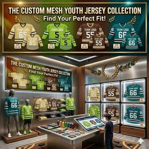 Sportswear print Custom <b>light</b> green polyester mesh Ice Hockey Jersey Personalized Team name number Breathable Fabric Sportswear - Product Image 3