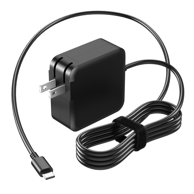 45W GaN USB C Laptop Charger PD 3.0 Power Adapter 5V-20V Fast Charging For MacBook Dell HP Lenovo iPhone