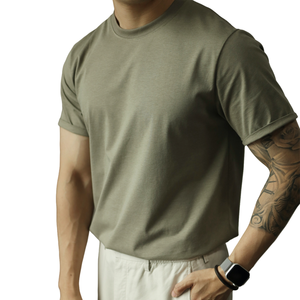 Custom 100% Cotton <b>Tshirts</b> Wholesale OEM Manufacturer Bulk Production Private Label Breathable <b>Plain</b> Tee Supplier - Product Image 1