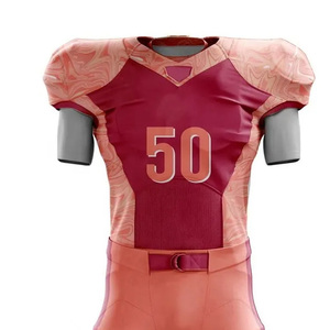 Low Price Customized New Brand Sublimated American Football Jersey <b>Set</b> Factory Directly Supply Unisex American Football Uniform - Product Image 4