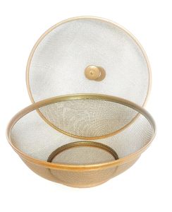 Panier en métal grillagé pour le rangement des fruits et légumes dans la cuisine, panier rond en fil métallique pour la table à manger, organisateur de comptoir - Product Image 5