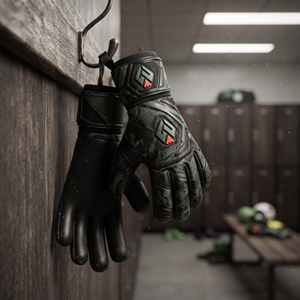 Gants de gardien de but confortables, vêtements de sport de haute performance, matière flexible, design professionnel pour le football. - Product Image 2