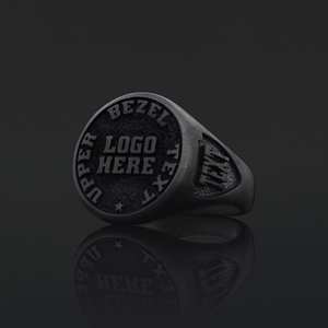 แหวนโรงเรียน BOJ 020 แหวนเงินประดับเพชรแบบสั่งทำพิเศษสำหรับรับปริญญา แหวนมหาวิทยาลัยสำหรับทุกเพศ ของขวัญสำหรับงานปาร์ตี้ในโอกาสต่างๆ ราคาประหยัด - Product Image 5