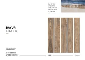 กระเบื้องดิจิตอลเคลือบเงาคุณภาพพรีเมียม ขนาด 200x1200 มม. วัสดุปูพื้นพอร์ซเลนแบบแผ่น สำหรับตกแต่งบ้านและอาคารพาณิชย์สไตล์ร่วมสมัย - Product Image 4