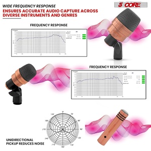 Micrófono de Condensador XLR de 5 Núcleos para Conga, Snare y Tom, Micrófonos para Instrumentos de Percusión - Product Image 2