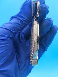 Hip Hop Jewelry Mens Iced Out Custom Letter <b>Pendant</b> 925 Sterling <b>Silver</b> VVS Moissanite Diamond Number Name <b>Initial</b> Logo <b>Pendant</b> - Product Image 5