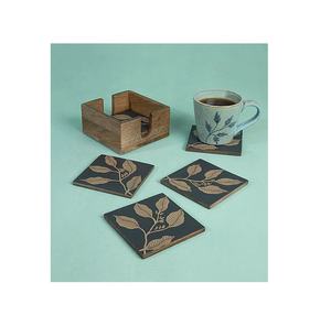 Olive Wood <b>Slices</b> 4 Pack, <b>Tree</b> Bark Wooden Plates and Coaster Premium Quality Mango Wooden Coaster Home Appliances Wholesale - Product Image 6